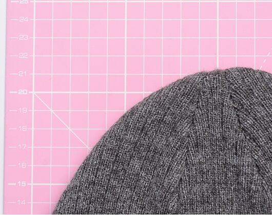 UPFRONT Stranded Beanie Dark Grey Melange