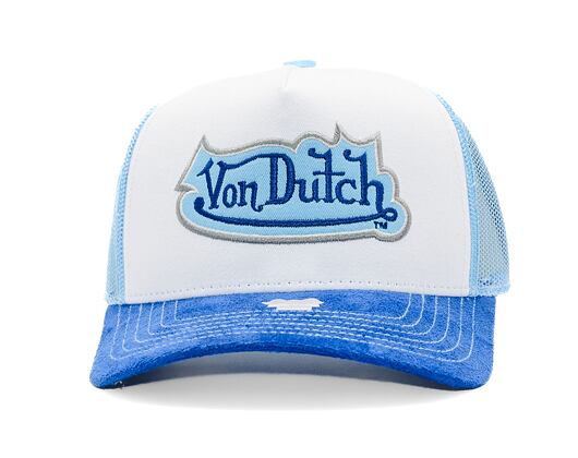 Kšiltovka Von Dutch - Trucker Rockford - Caps - Cot Twill - White/ Blue