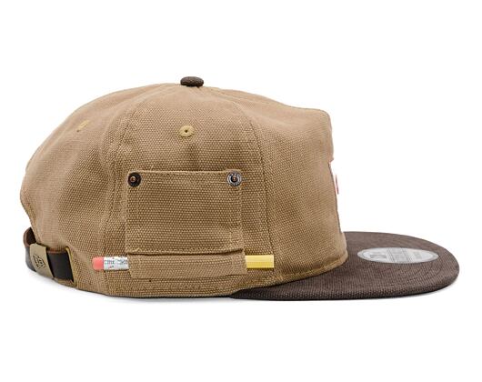 Kšiltovka New Era - Image Drop - Work Cap GOLFER - Tan Brown / Walnut