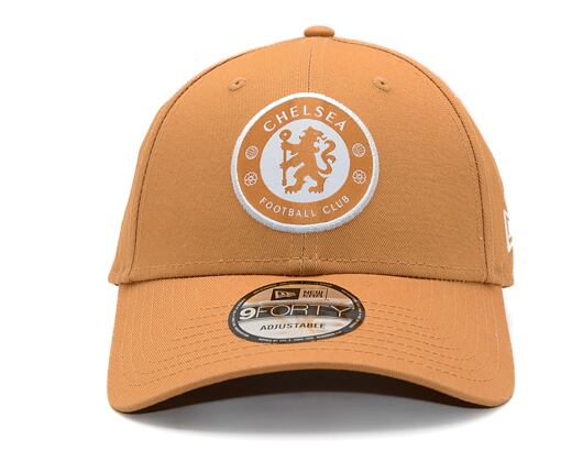 Kšiltovka New Era - Pop Outline 9FORTY - Chelsea FC Lion Crest - Ochre / White