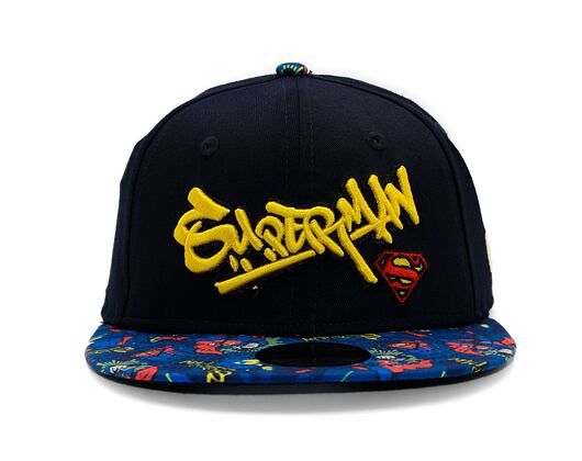 Dětská Kšiltovka New Era - Warner Bros Superman 9FIFTY - Navy