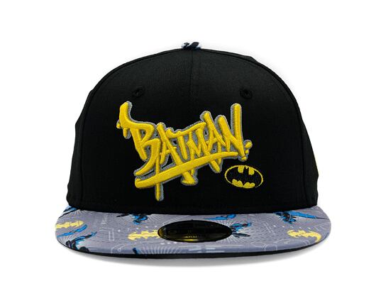 Dětská Kšiltovka New Era - Warner Bros Batman 9FIFTY - Black / Yellow