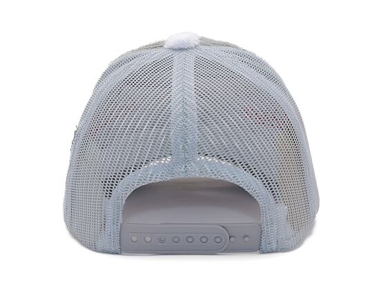 Kšiltovka Reflection Luxury Fuzzy Trucker - Cloud Grey / White