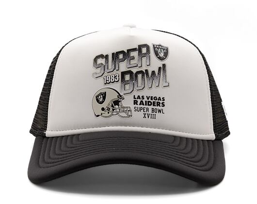 Kšiltovka New Era - NFL Superbowl 9FORTY Trucker - Las Vegas Raiders - Black