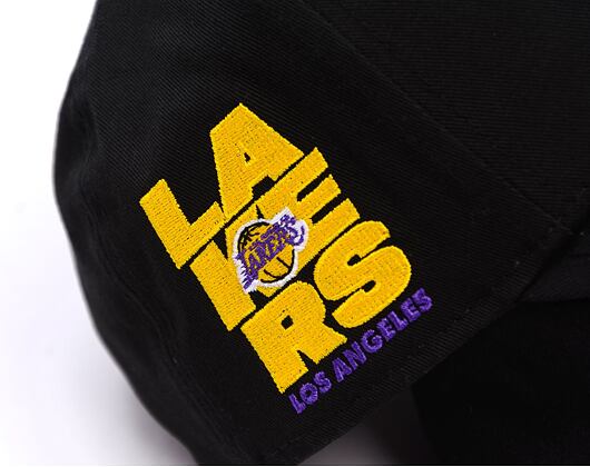 Kšiltovka New Era - NBA Side Patch 9FORTY A-Frame - LA Lakers - Black