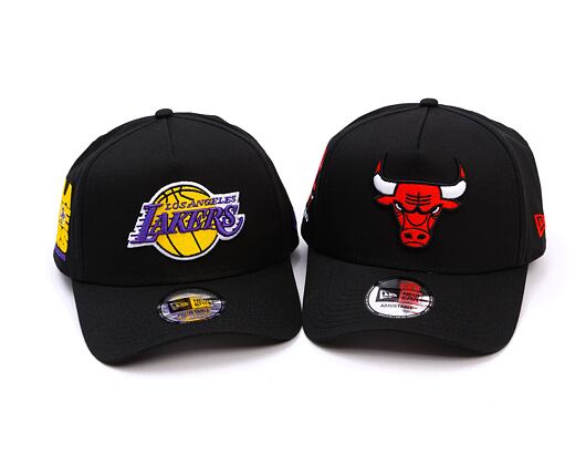 Kšiltovka New Era - NBA Side Patch 9FORTY A-Frame - Chicago Bulls - Black