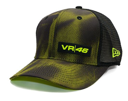 Kšiltovka New Era - Valentino Rossi VR46 Halftone 9FIFTY Stretch-Snap - Black / Upright Yellow