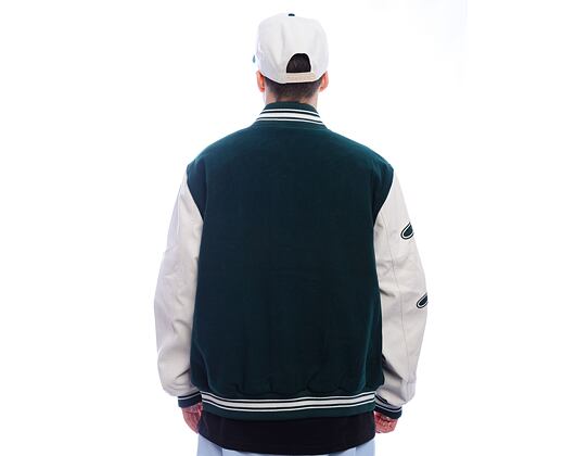 Bunda New Era - Varsity Patch Jacket - Dark Green