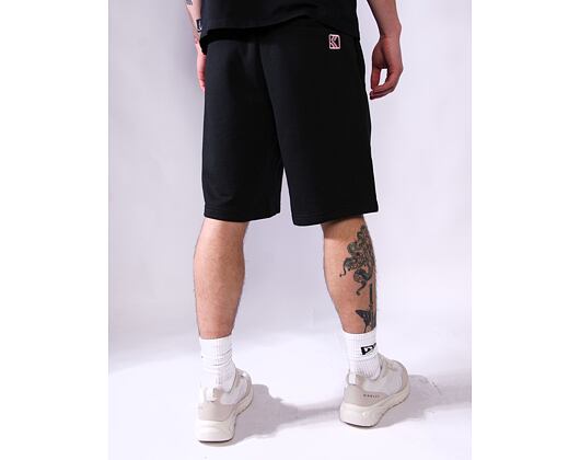 Kraťasy Karl Kani - Kani Tag Sweatshorts - black/rose