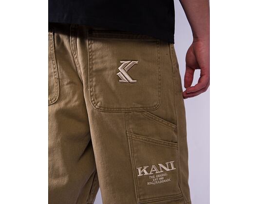 Kraťasy Karl Kani - Og Washed Carpenter Shorts - dark sand