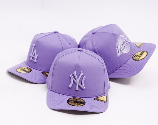 Kšiltovka New Era - MLB Color Pack 59FIFTY A-Frame - NY Yankees - Purple