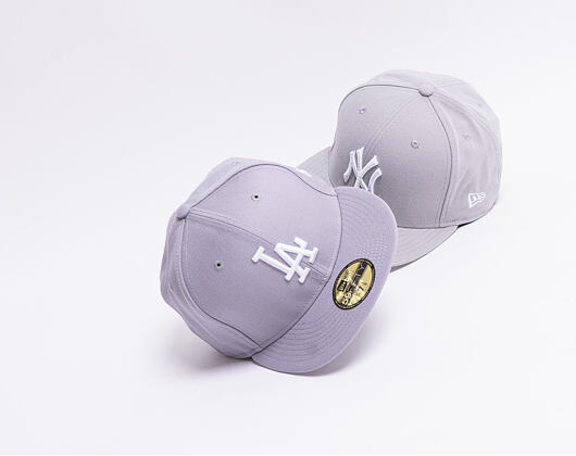 New Era 59FIFTY Los Angeles Dodgers Basic Grey Cap