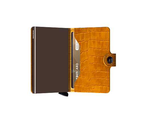 Secrid Miniwallet Cleo Ochre/Brown