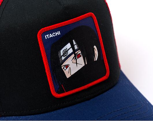 Kšiltovka Capslab Naruto - Itachi Uchiha - Black / Red / Navy