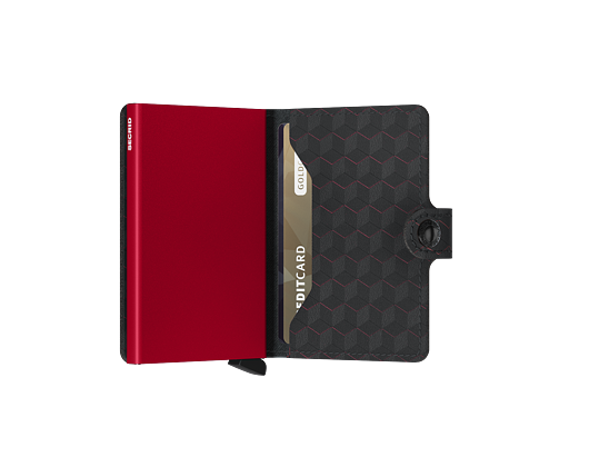 Secrid Optical Black-Red Wallet