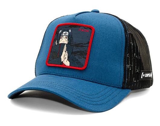 Kšiltovka Capslab Naruto Trucker - Itachi - Royal Blue / Black