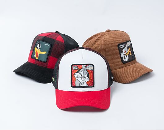 Kšiltovka Capslab Looney Tunes Trucker - Bugs Bunny - White / Red