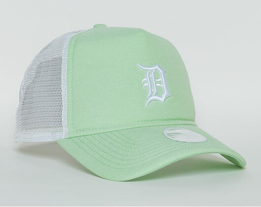 New Era Oxford A Frame Trucker Detroit Tigers 9FORTY Green Snapback Womens Cap