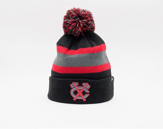 '47 Brand Chicago Blackhawks Breakaway Black/Red Winter Beanie