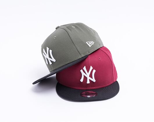 New Era 9FIFTY Color Block New York Yankees Snapback New Olive / Black Cap