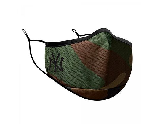 New Era Diamond Era New York Yankees Face Mask Woodland Camo