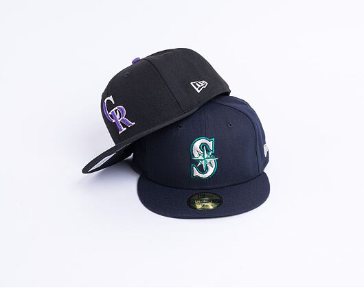 New Era 59FIFTY MLB Authentic Performance Seattle Mariners Fitted Team Color Cap