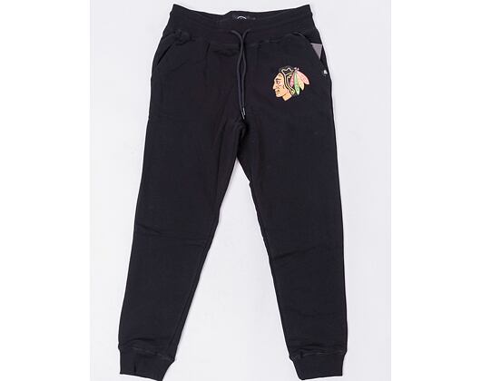 '47 Brand NHL Chicago Blackhawks Imprint Burnside Pants Jet Black Sweatpants