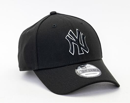 New Era 9FORTY MLB Pop Outline New York Yankees Black Cap