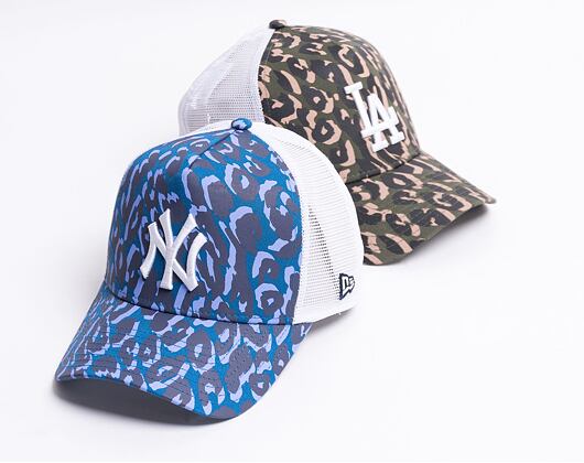 New Era 9FORTY Trucker Wild Camo New York Yankees Snapback ATB Cap