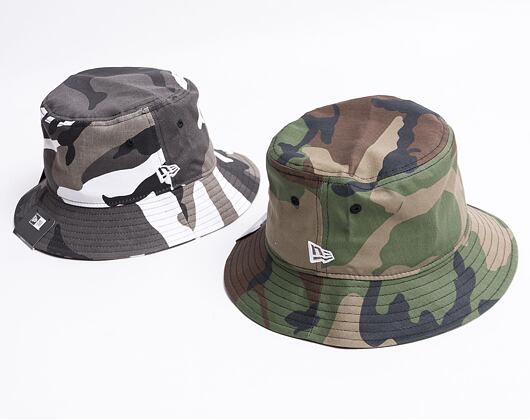 New Era Patterned Tapered Urban Camo Bucket Hat