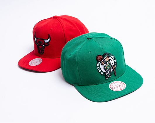 Mitchell & Ness Team Ground 2.0 Snapback Boston Celtics Green Cap