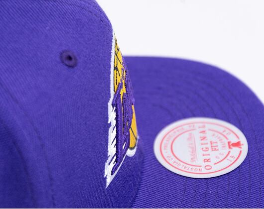 Mitchell & Ness Team Ground 2.0 Snapback Los Angeles Lakers Purple Cap