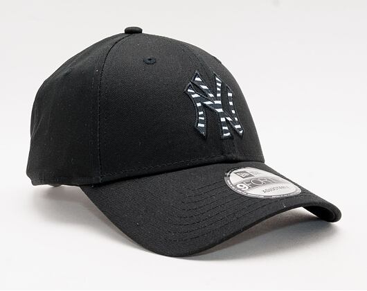 New Era 9FORTY MLB Infill New York Yankees Strapback Black/Zebra Cap