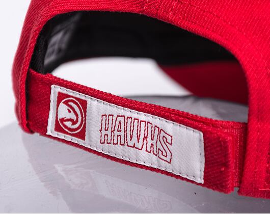 New Era 9FORTY NBA The League Atlanta Hawks Team Color Velcro Strapback Red Cap