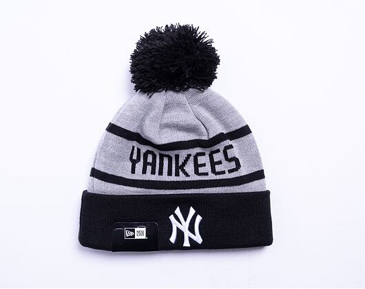 New Era MLB Jake Cuff Beanie New York Yankees Heather Grey / Team Color