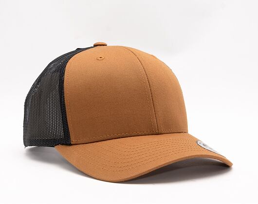 Yupoong Retro Trucker 2-Tone Caramel/Black Cap