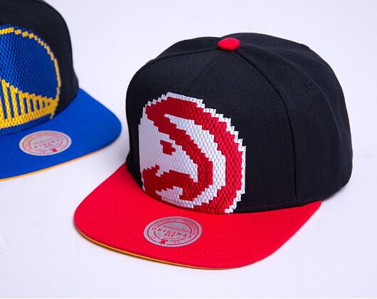 Mitchell & Ness 8 BIT XL SNAPBACK ATLANTA HAWKS Black Cap