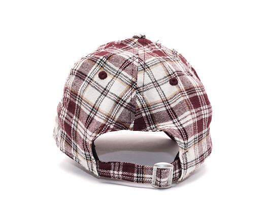 New Era 9FORTY MLB Plaid Camo New York Yankees Maroon Cap