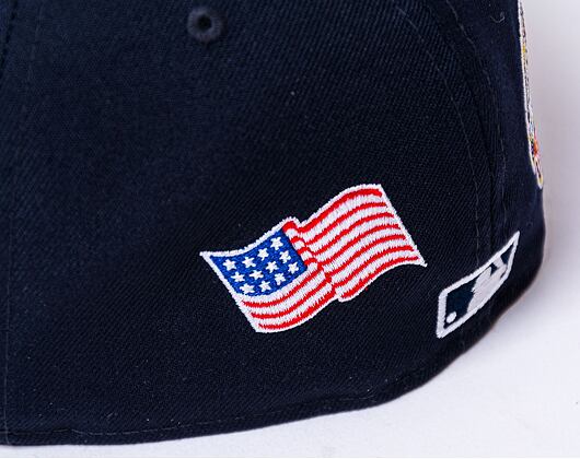 New Era 59FIFTY MLB Script 5 Washington Nationals Navy / Optic White Cap