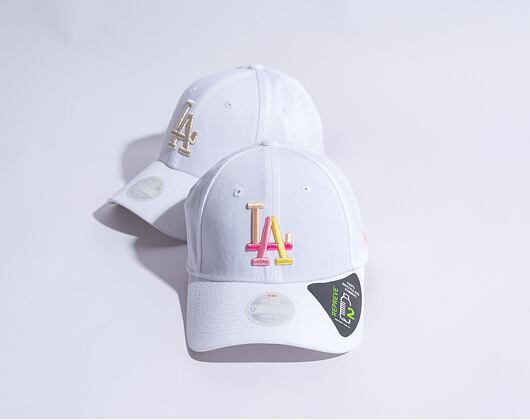 Dámská Kšiltovka New Era 9FORTY Womens MLB Block Logo Los Angeles Dodgers Whi