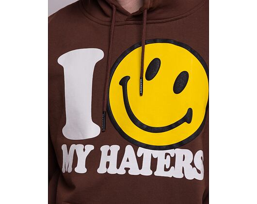 Mikina s kapucí Market Smiley Haters Hoodie Acorn