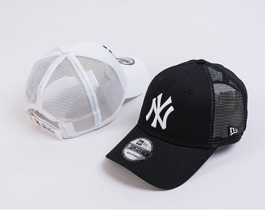 Kšiltovka New Era - 9FORTY League Trucker Home Field - NY Yankees - Black / White