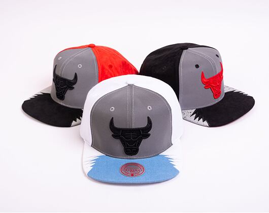 Kšiltovka Mitchell & Ness - Day 5 Snapback - Chicago Bulls - White-Blue