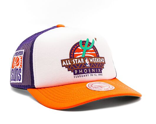 Kšiltovka Mitchell & Ness NBA Party Time Trucker Snapback Hwc Phoenix Suns White