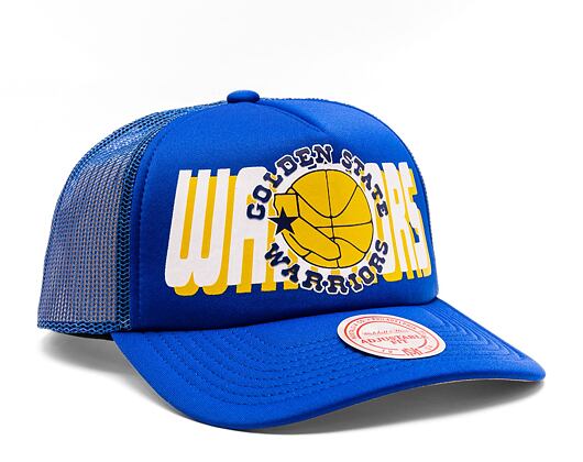 Kšiltovka Mitchell & Ness NBA Billboard Trucker Snapback Hwc Golden State Warriors Blue