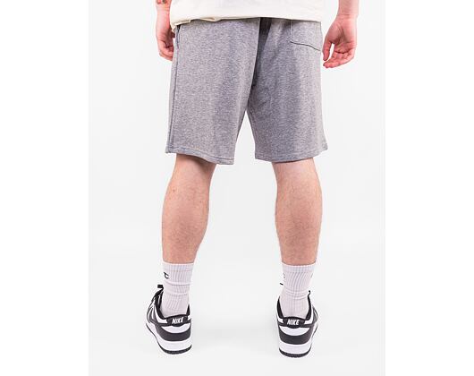 Kraťasy New Era Essential Shorts Heather Grey / White