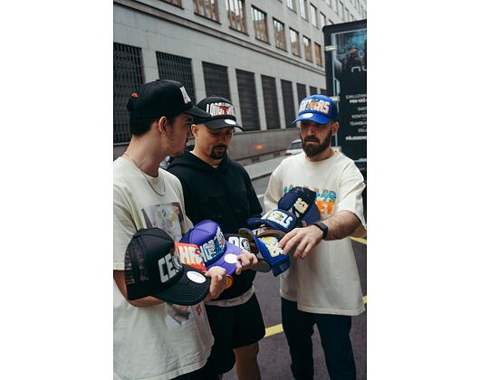 Kšiltovka Mitchell & Ness NBA Billboard Trucker Snapback Hwc Golden State Warriors Blue