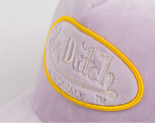 Von Dutch Trucker Kent Velvet Lilac/Sand Cap