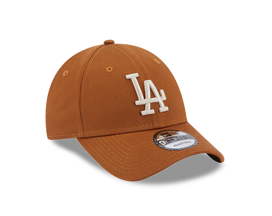 Kšiltovka New Era 9FORTY MLB League Essential Los Angeles Dodgers Toasted Peanut / Stone