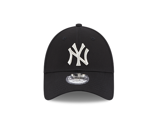 Dámská kšiltovka New Era - 9FORTY Metallic Logo - NY Yankees - Black / Silver